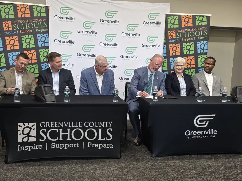 Greenville County Schools welding event