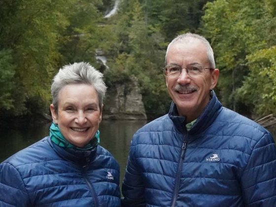Donors Mike and Beth Andrews.